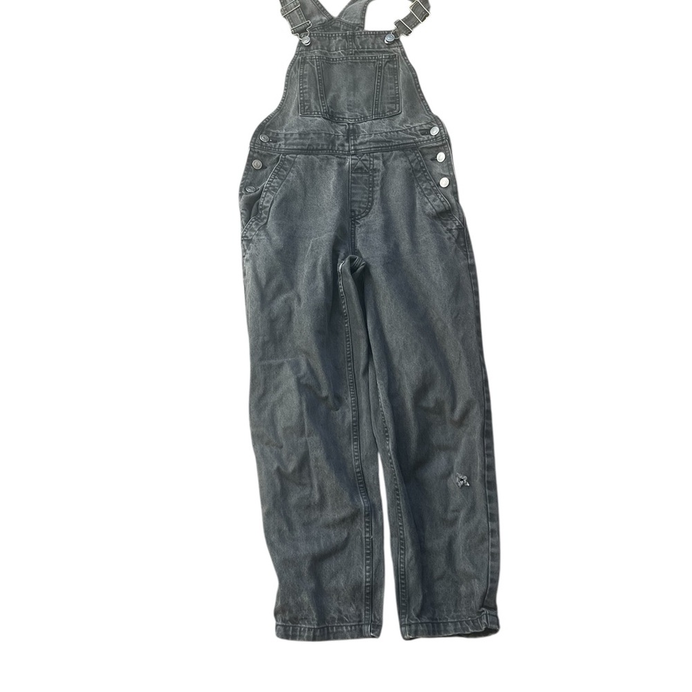 ASOS grey black denim overalls